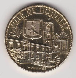 A 2010 COIN TOKEN MEDAILLE SOUVENIR A-B -- 78 800 VILLE DE HOUILLES YVELINES - Picture 1 of 2