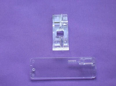 PIPING FOOT WITH CORDING GUIDE FITS PFAFF COVERLOCK 3.0,4.0 #620097096 (02) - Image 1 of 4