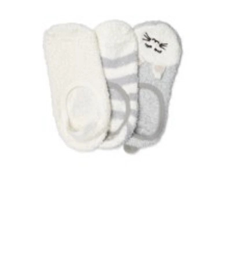 Secret Treasures Mujer Acogedor Forro Difuso Calcetines 3 Pares Zapato 4-10 Gris Perezoso Foto 1 de 1