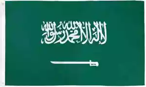 Saudi Arabia 3x5ft Poly Flag International Saudis Country Flag of Saudi Arabia - Picture 1 of 3