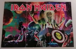 POSTER - Iron Maiden Out Of The Silent Planet Eddie Double-Sided Poster 36X24cm - Picture 1 of 2