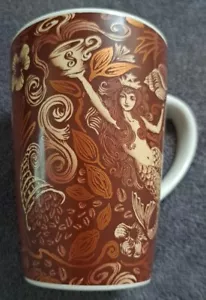 2006 Starbucks 35th Anniversary Bronze Mermaid 14 oz. Coffee Mug - Picture 1 of 4