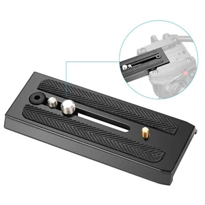 120mm Aluminium 501PL Quick Release Platte für Manfrotto 500ah 502 701 - Foto 1 di 6
