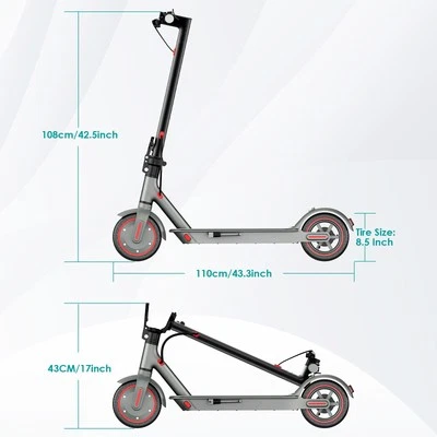 Scooter Eléctrico Adulto D8 Pro 350W 19MPH 36V 7.8AH Batería Plegable E Scooter Foto 1 de 4