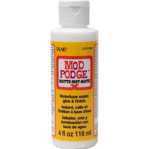 MOD PODGE Matte Sealer, Glue & Finish: All-in-One Craft Solution- Quick Dry, - Picture 1 of 10