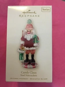Hallmark Andenken Ornament 2008 Süßigkeiten Claus Noel Nussknacker 1. Serie #1 EUC - Bild 1 von 1