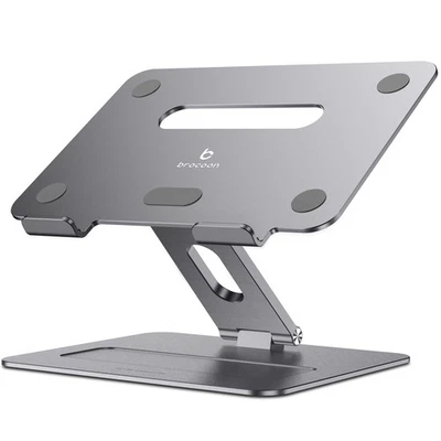 Soporte ajustable para MacBook para escritorio, elevador ergonómico de aluminio para portátil con calor- Foto 1 de 4