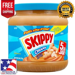 SKIPPY Creamy Peanut Butter, 5 Pound - Picture 1 of 8