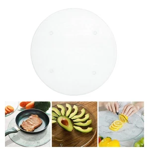 Acrylic Cutting Board Round Chopping Board for Countertop Vegetable Cheese - Picture 1 of 4