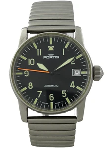 Aviator Men's Wristwatch FORTIS Automatic Eta 2824-2 with Date, Works - Picture 1 of 6