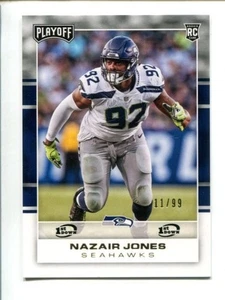 Panini Playoff 2017 1st Down #294 Rookies - Nazair Jones #/99 🏈 RC - Imagen 1 de 3