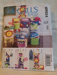 Mccalls pattern 6624 Baskets & Wall Hanging for Storage *uncut* - Picture 1 of 2