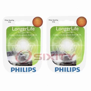 2 pc Philips Rear Reading Light Bulbs for Porsche Cayenne Macan 2011-2018 qu - Picture 1 of 5