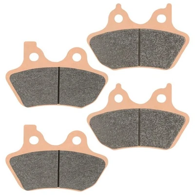 Pastillas de freno delanteras traseras sinterizadas para Harley FLSTF/FLSTFi Fat Boy 2000-2007 Foto 1 de 4