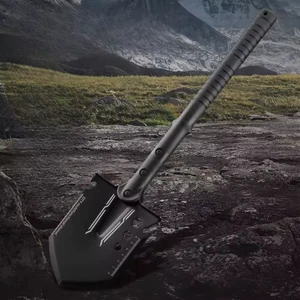 Multifunctional Outdoor Ordnance Shovel Camping Shovel Martensite Stainless Stee - Bild 1 von 7