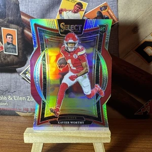 2024 Xavier Worthy Select RC #32 Silver Die Cut Prizm Hot SP! - Picture 1 of 2