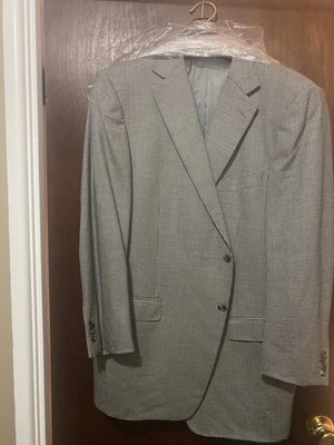 Blazer Zegna 46r cuadros blanco y negro Foto 1 de 4