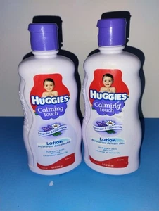 2 Huggies Calming Touch Body Lotion Lavender & Chamomile 15oz Ea NOS See Pics (+ - Picture 1 of 3