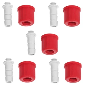  Tapa de rosca de plástico 5 piezas: adaptador de boca de botellas de reactivo con sello - botella de muestra - Imagen 1 de 20