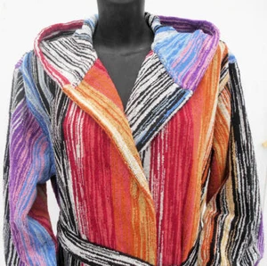 MISSONI HOME BADEMANTEL KAPUZE TASCHEN BAUMWOLLE STANLEY 159 Small - Bild 1 von 7