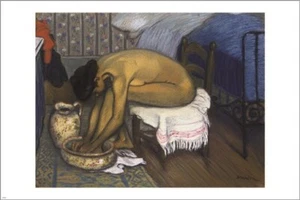 1902 theophile alexandre steinlen VINTAGE FINE ART POSTER le bain 20x30 NEW - Picture 1 of 1