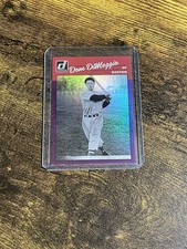 2023 Donruss Baseball Retro Base Holo purple #280 Dom DiMaggio - Boston Red Sox