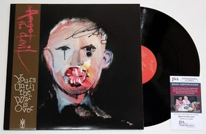 AMIGO THE DEVIL SIGNED YOURS UNTIL THE WAR IS OVER LP VINYL RECORD ALBUM JSA COA - Picture 1 of 3
