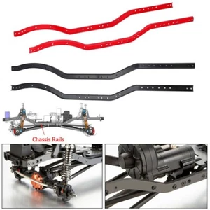 Rieles de marco de chasis de vigas de metal para coche sobre orugas Axial SCX10 I SCX10 II 1:10 RC - Imagen 1 de 14
