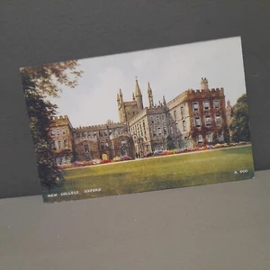 Vintage 1930s Oxford New College Real Photo Postcard - Picture 1 of 10