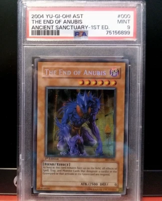 Yu-gi-oh 2004 PSA 9 The End Anubis 1st Ed Secret Rare AST ANCIENT SANCTUARY 000 - Image 1 of 4