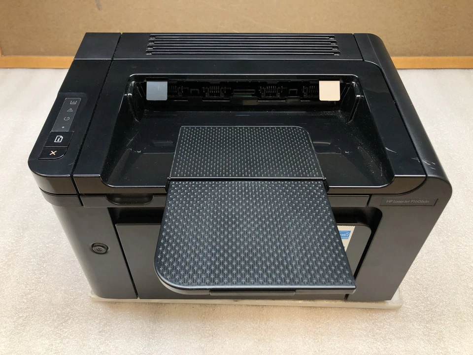 HP LaserJet P1606DN Monochrome Workgroup Printer CE749A Low pg ct Full Toner - Image 1 of 4