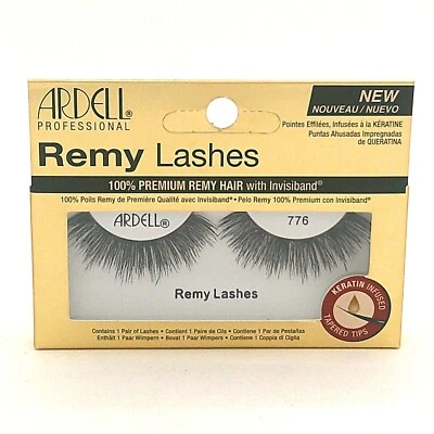 Ardell Remy Lashes #776 Black 100% Remy Hair with Invisiband Sealed [Brand New] - Image 1 of 2