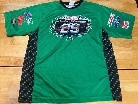 Main Gate Large Castrol John Force Racing Jersey Shirt NHRA A12 Cover