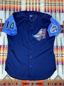 Anaheim Angels Marty Malloy Russell Authentic Game Jersey Vintage Sz 48 Rare - Picture 1 of 11
