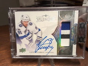 2017-18 UD Splendor Auto Patch Steven Stamkos /22 #BL-SS Tampa Bay Lightning - Picture 1 of 2