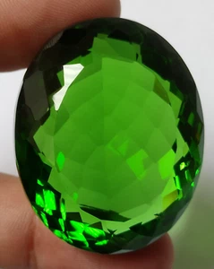 AAA+ Large Green Peridot 195.00 Ct. Oval Cut Loose Gemstone for Ring & Pendant - Picture 1 of 7