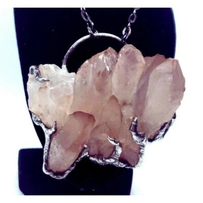 Huge Quartz Crystal Necklace - Image 1 of 4