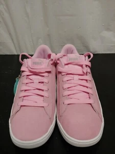 Puma FCNXF Womens Sneaker EUC Pink Suede Soft Foam Insert Size 7.5 US - Picture 1 of 6