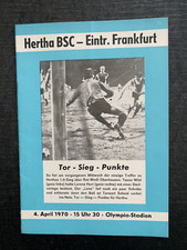 BL 69/70 Hertha BSC - Eintracht Frankfurt, 04.04.1970 - Tasso Wild + Lorenz Horr