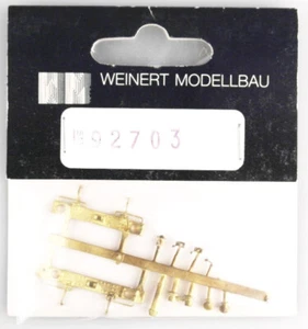 WEINERT MODELLBAU escala H0 92703 tablas amortiguadoras para vagones de mercancías latón, embalaje original - Imagen 1 de 1