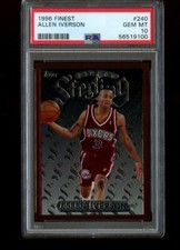 1996-97 Topps Stadium Club Members Only 55 Allen Iverson RC 54 ROOKIE PSA 9  Graded Basketball Card NBA 96-97 1997