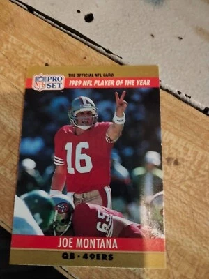 joe momtana 1990 pro set multiple error card #2 - Image 1 of 2