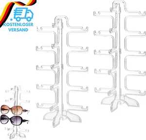 2 Stück Sonnenbrillen Halter Brillenständer Kann 5 Paare Halten Sonnenbrille Dis - Bild 1 von 12