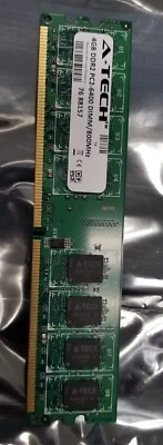 4GB DDR2 PC2-6400 800 MHz DIMM (Dell SNPK877JC/4G Equivalent) Desktop Memory RAM - Image 1 of 4