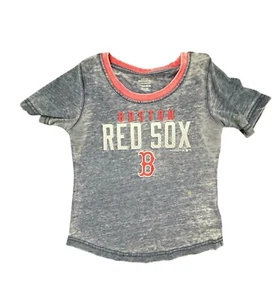 NWT~ Genuine sz XS 4/5 Girls Boston Red Sox Short Sleeve Tee T-shirt KK32 - Picture 1 of 3