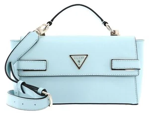 GUESS Matilde Top Handle Flap Umhängetasche Tasche Ice blue hellblau Neu - Bild 1 von 4