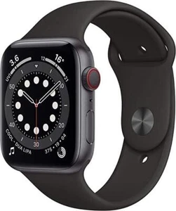 Apple Watch Series 6 Stainless Steel 44MM - Grey/Black - 4G - A2376 - Picture 1 of 12