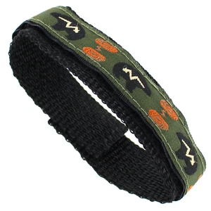 19mm Speidel Bear Arrows Nylon Fabric Hook & Loop Sport Wrap Watchband - Picture 1 of 2