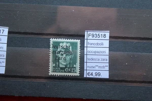FRANCOBOLLI OCCUPAZIONI TEDESCA ZARA NUOVI** MNH** (F93518) - Picture 1 of 1