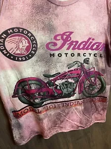 T-shirt moto indiana modello 101 scout indiano stampa all over adulto 2XL nuova senza etichette - Foto 1 di 6